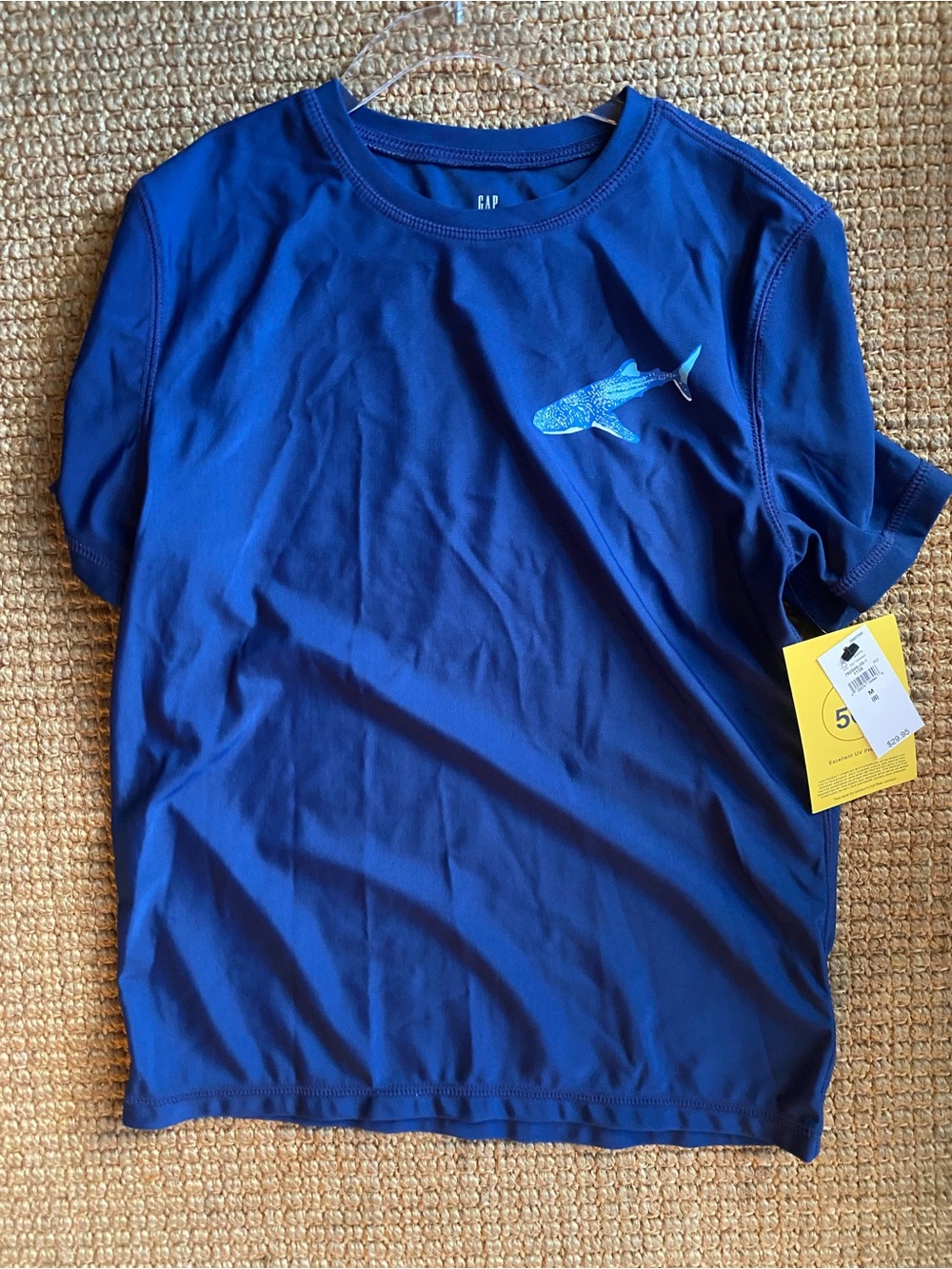 GAP Boys Royal Blue Shark Tee